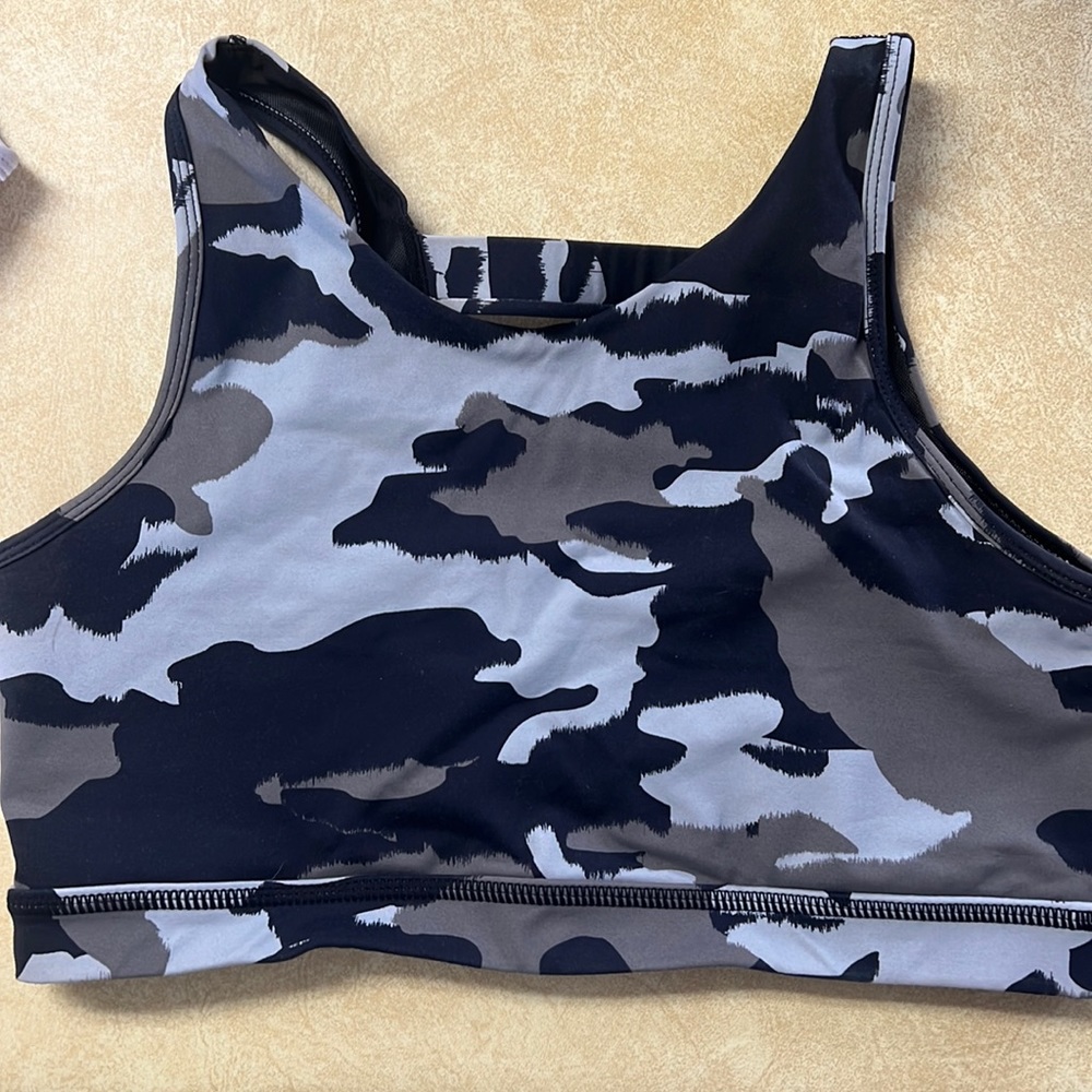 Camo sports bra